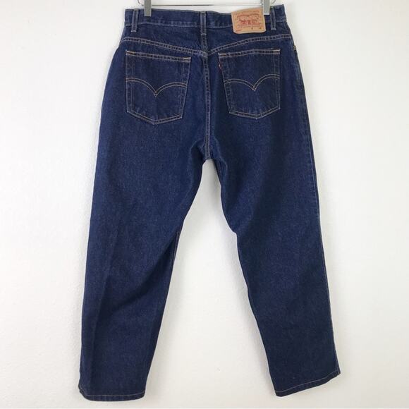 Vintage Y2K Womens Levi's 550 Relaxed Fit Tapered Leg 100% Cotton Cropped Jeans - Picture 2 of 13